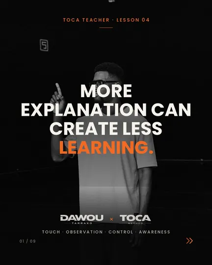 Talk less, teach more