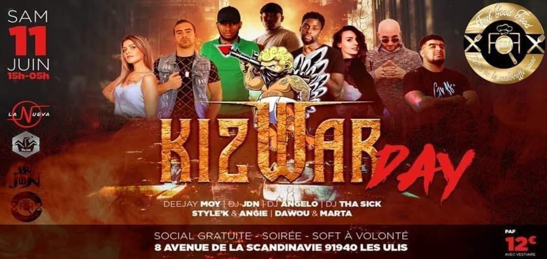 Kiz War Day Social Gratuite! Et Soirée Kiz War Day￼